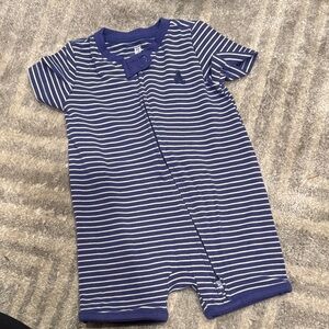 GAP Navy and White Striped Kids Bodysuit